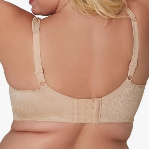Playtex Wireless bras, breathable, support on sides&back,white & beige, 46DD. - Picture 9 of 16